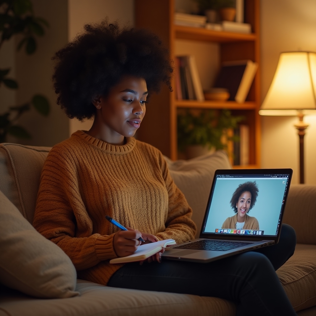 Osoba indywidualna uczestnicząca w webinarze online